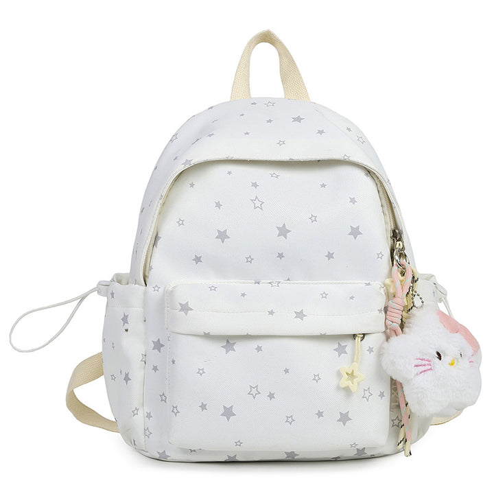 Starry Patterned Plush Backpack Stornfield