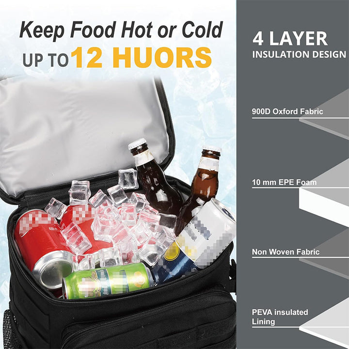 Multifunctional cooler backpack with insulating properties Stornfield