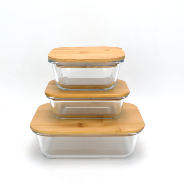 Women airtight storage box set made of glass Stornfield