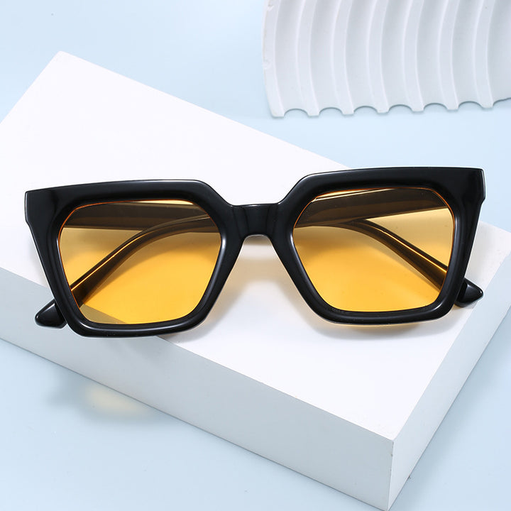 Women's modern designer sunglasses with transparent frame Stornfield
