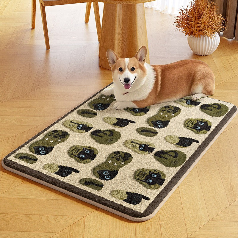Cat-Themed Non-Slip Bath Mat for Bathroom