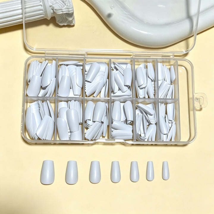 Premium White Press-On Nail Tips Stornfield