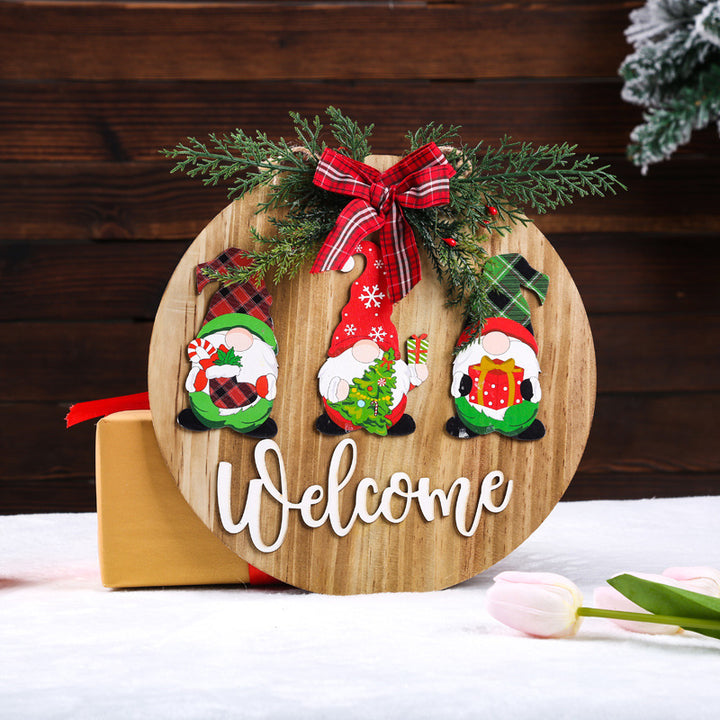 Welcome sign with festive design Stornfield