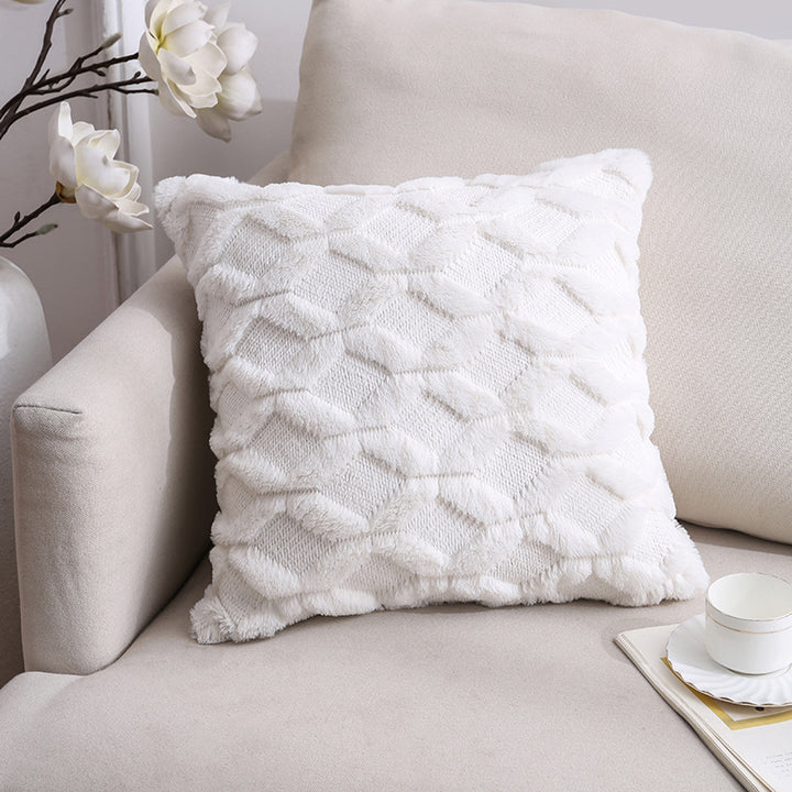 Luxury Plush Chevron Textured Throw Pillow
