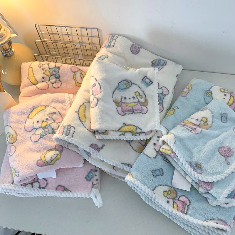 Cuddly blanket with playful animal motif Stornfield