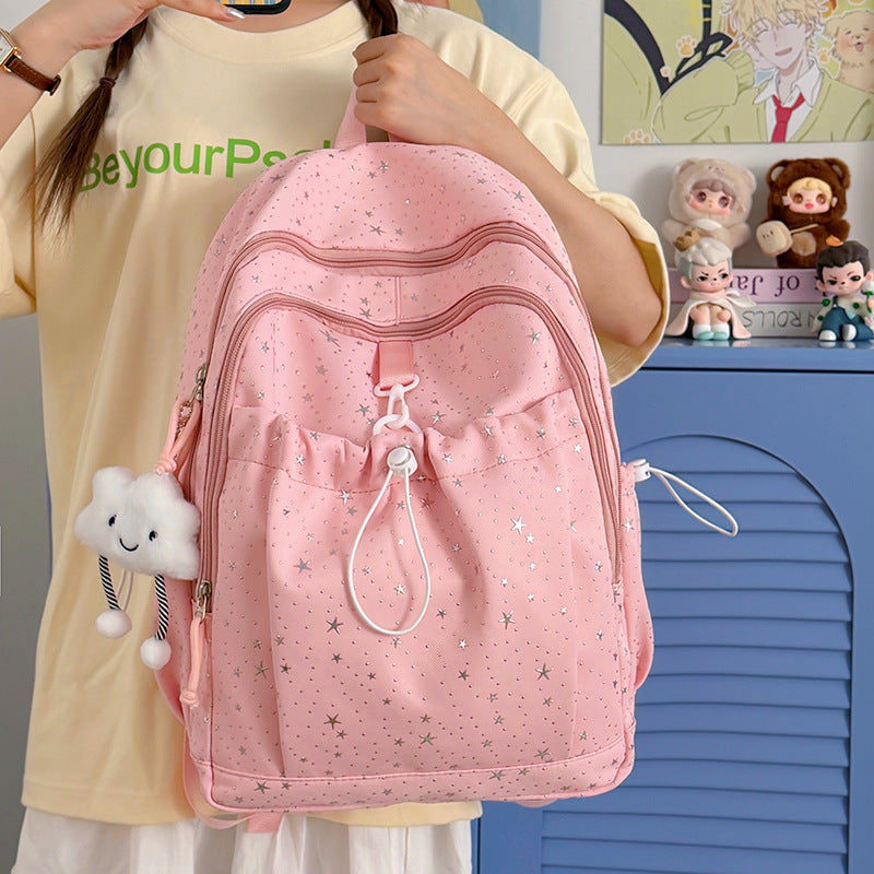 Charming Star Print Backpack Stornfield