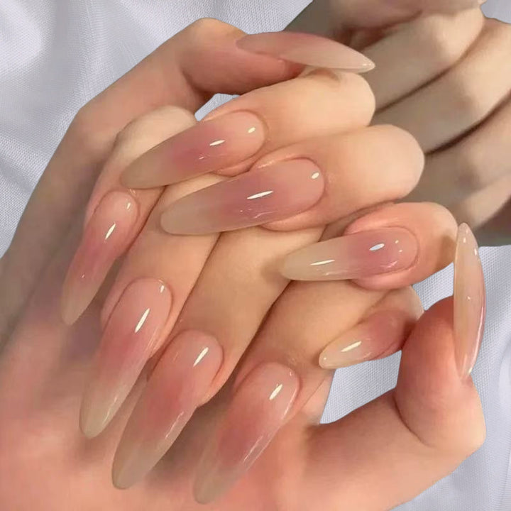 Elegant artificial nails in modern stiletto style Stornfield