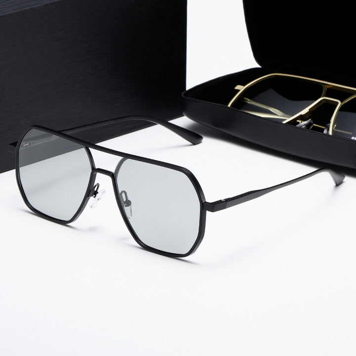 Women's innovative fashionable sunglasses with rectangular frame Stornfield