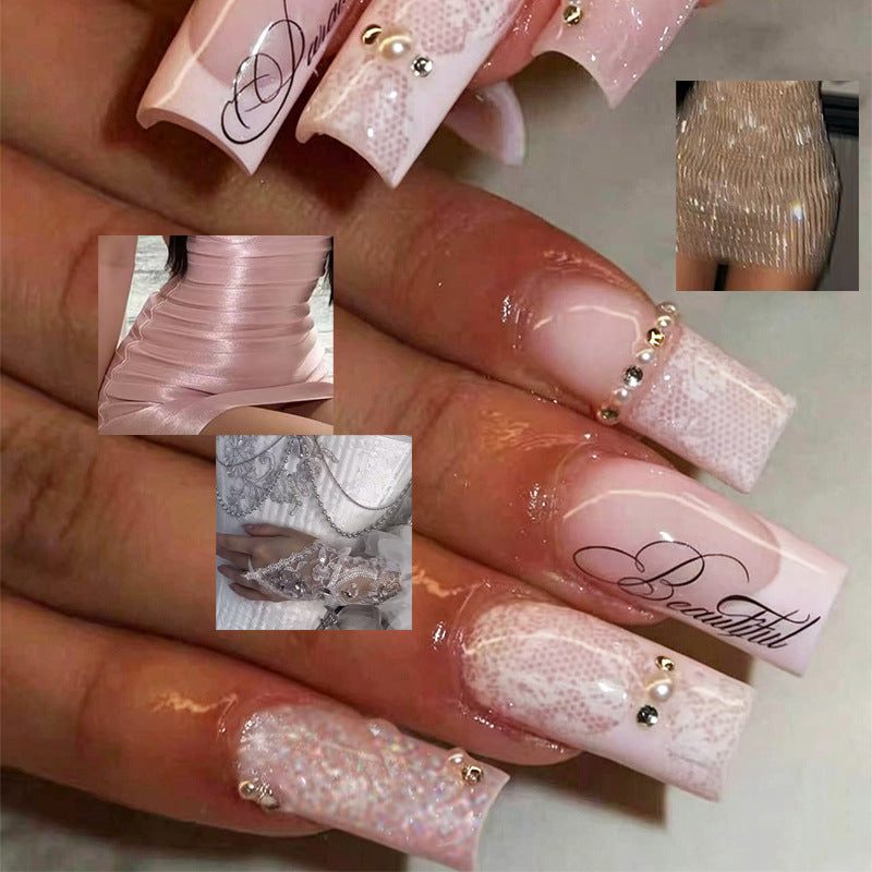 Shimmering Elegant Press-On Nail Tips Stornfield