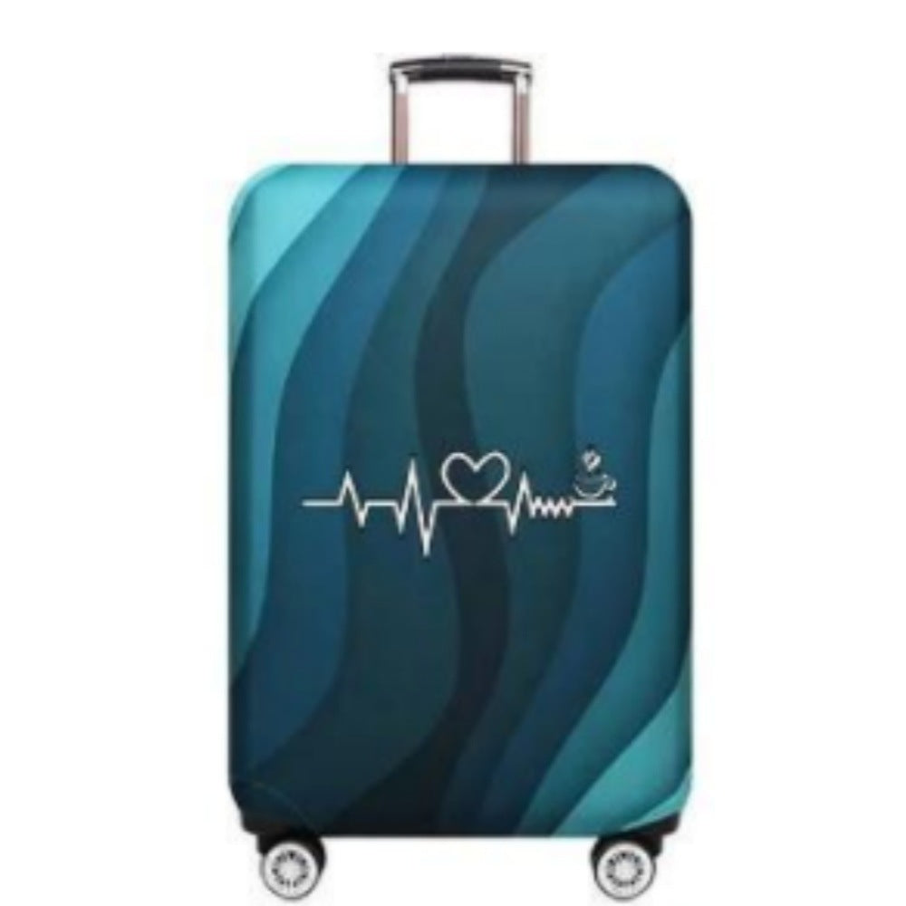 Unisex Hard Shell Luggage with Stylish Wave Pattern Stornfield