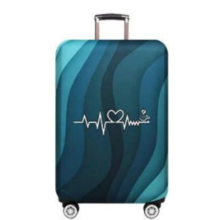Unisex Hard Shell Luggage with Stylish Wave Pattern Stornfield