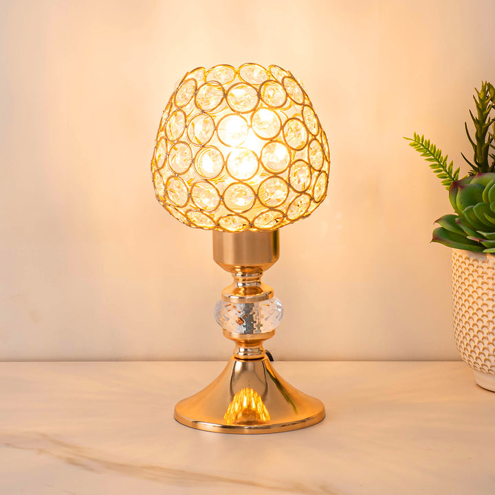 Elegant Crystal Table Lamp