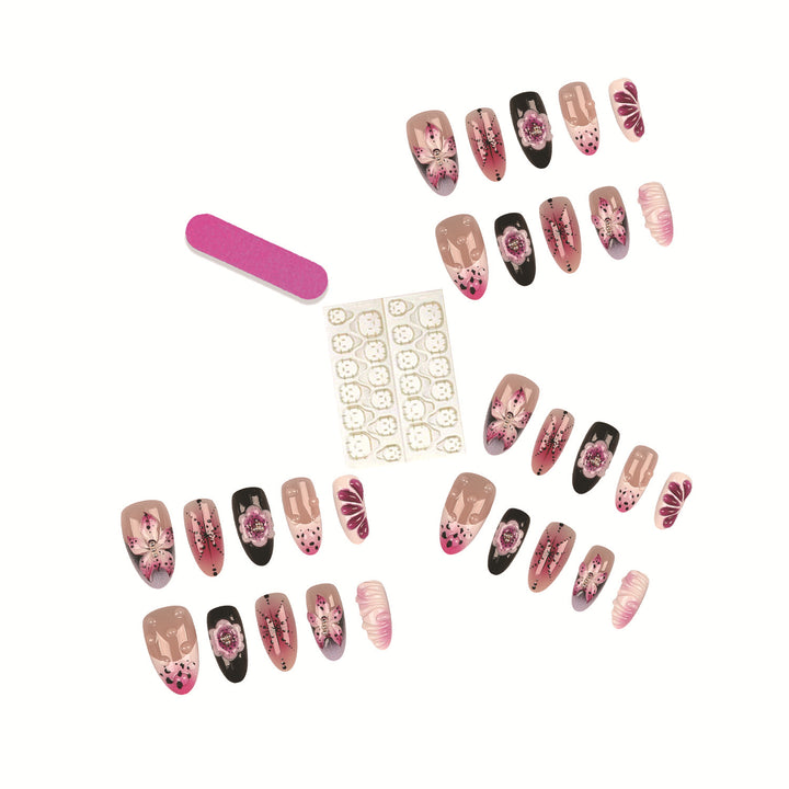 Artistic Floral Nail Art Set