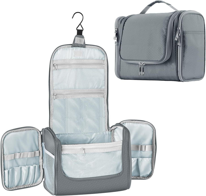 Cosmetic organizer with hooks and multiple compartments Stornfield