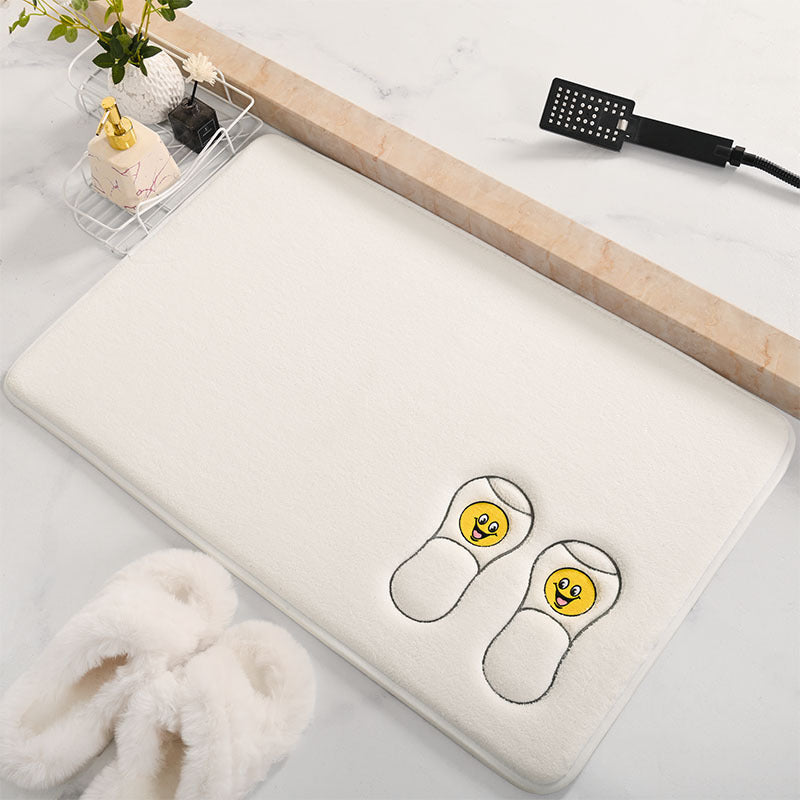 Cartoon-Themed Plush Bath Rug
