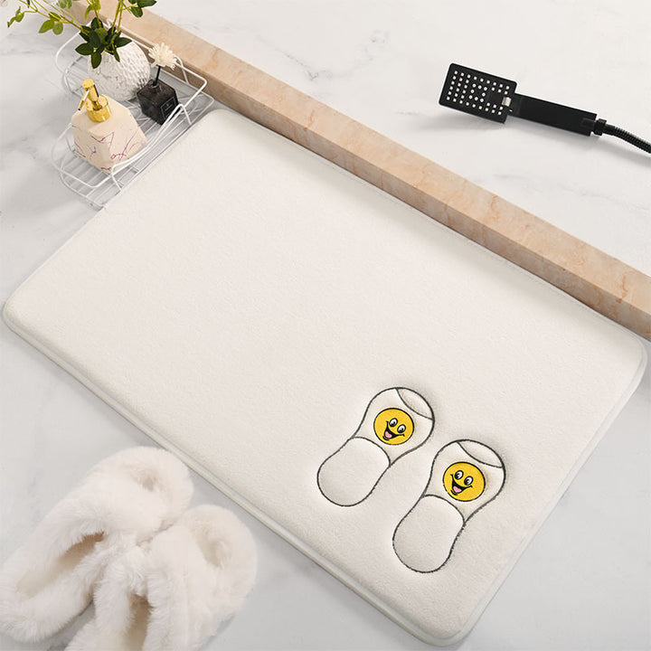 Cartoon-Themed Plush Bath Rug