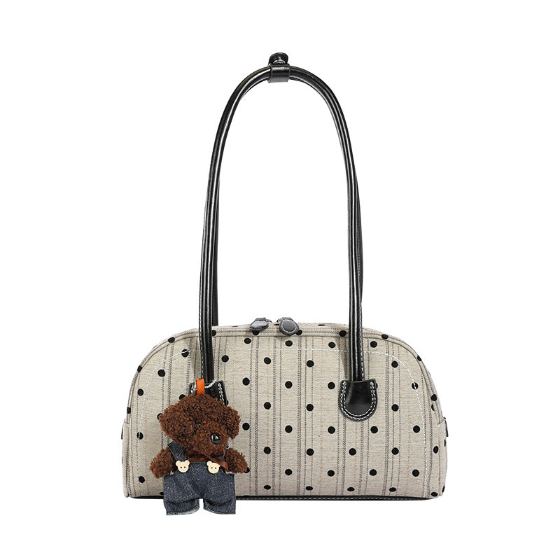 Trendy Faux Leather Handbag
