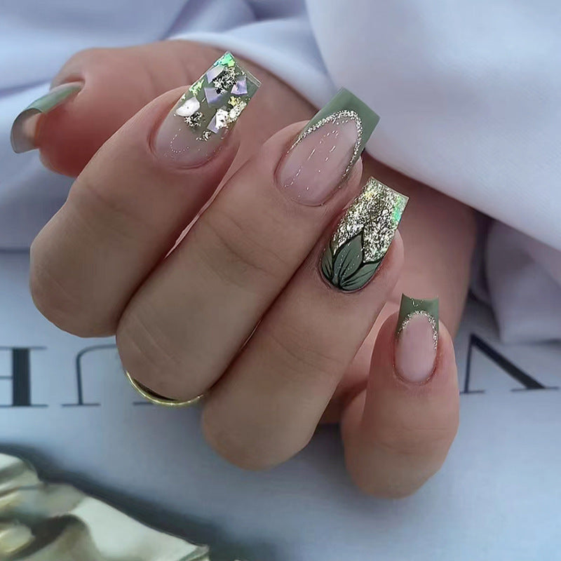 Decorative Floral Nail Art Extensions Stornfield