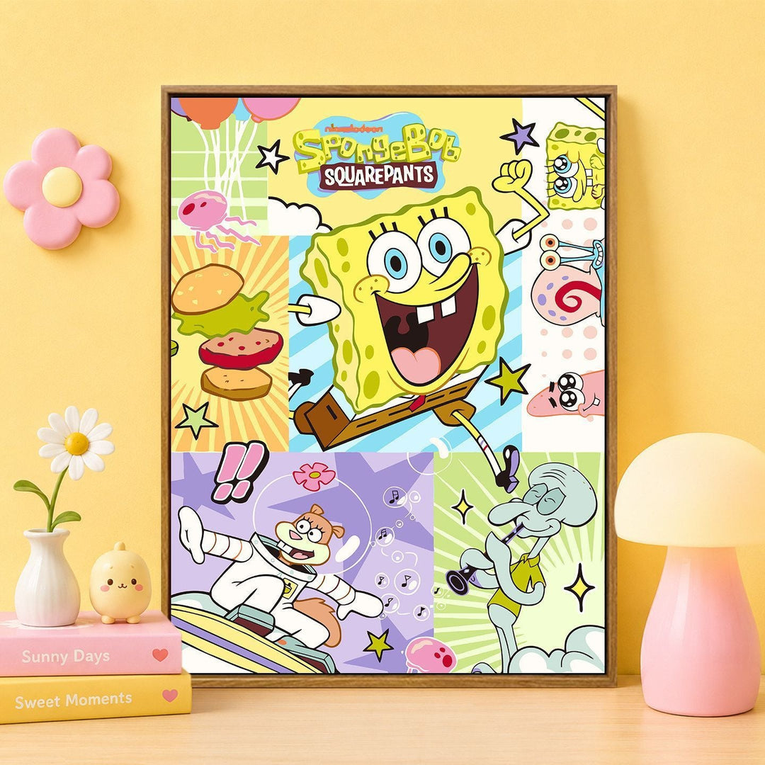 Cartoon Character Themed Wall Art Print Stornfield
