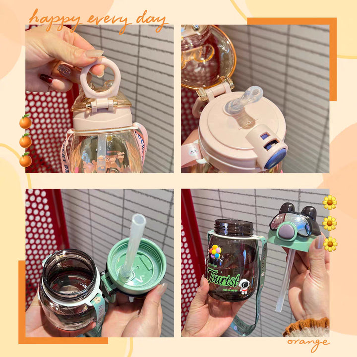 Women Playful BPA-free Drinking Bottle with Unique Design Stornfield