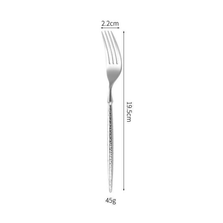 Elegant soup spoon with structured handle Stornfield