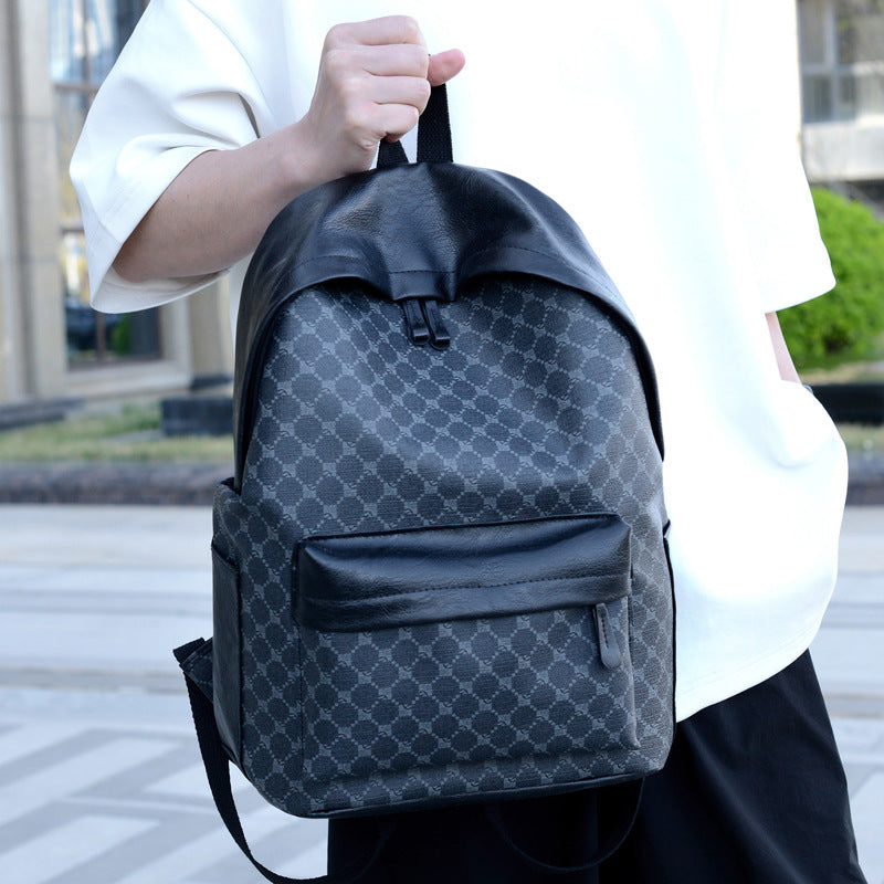 Durable Leather-Accented Daily Backpack Stornfield