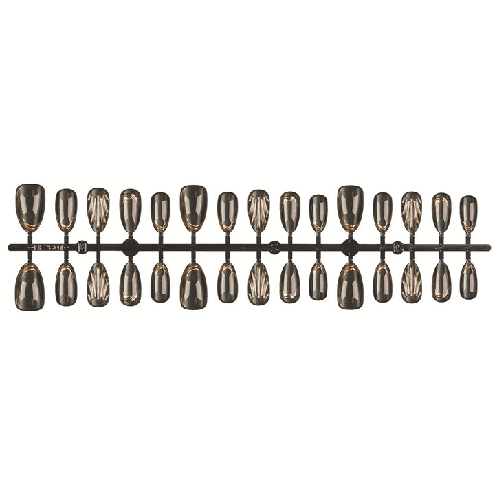 Glamorous Metallic Press-On Nail Set
