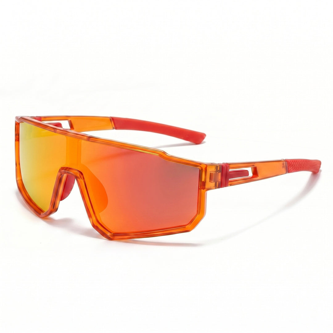 Women's sporty oversized shield sunglasses with UV400 protection, shatterproof polycarbonate lenses and non-slip temples Stornfield