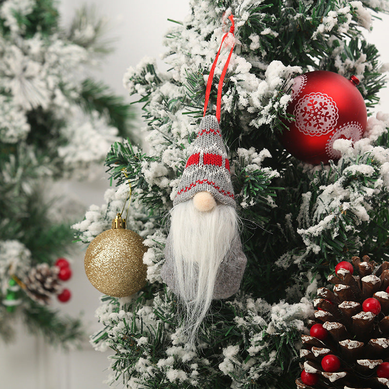Cute Christmas tree decoration in gnome design Stornfield