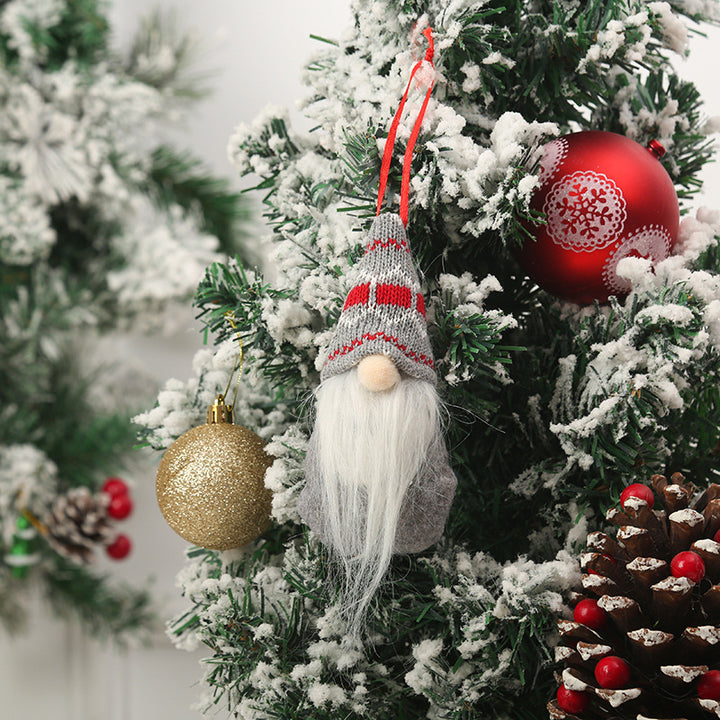 Cute Christmas tree decoration in gnome design Stornfield