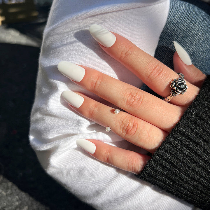 Matte Finish Press-On Nail Set Stornfield