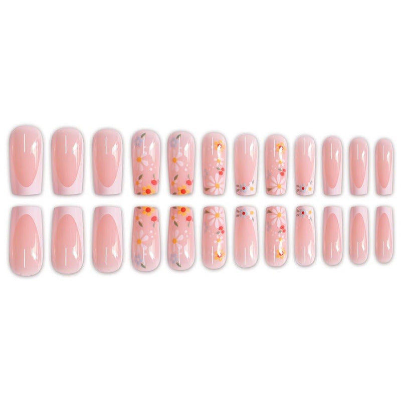 Floral Acrylic Nail Art Stornfield