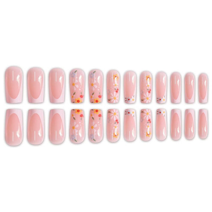 Floral Acrylic Nail Art Stornfield