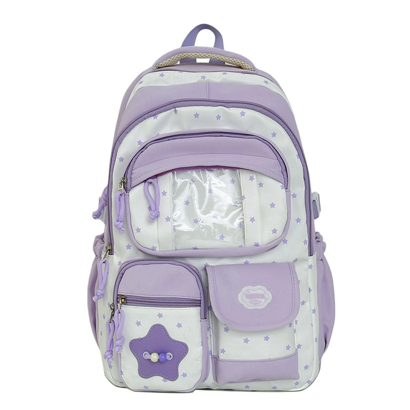 Kids' Starry Design School Backpack Stornfield