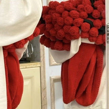 Floral Knit Bag