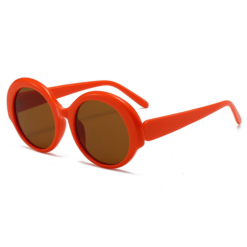 Women's fashionable round designer sunglasses Stornfield