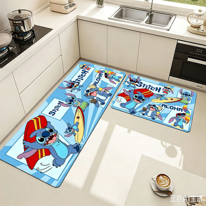 Animated Character Kitchen Mat Set