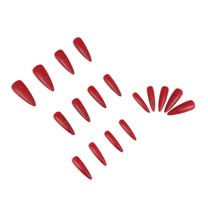 Glittering artificial nails in elegant design Stornfield