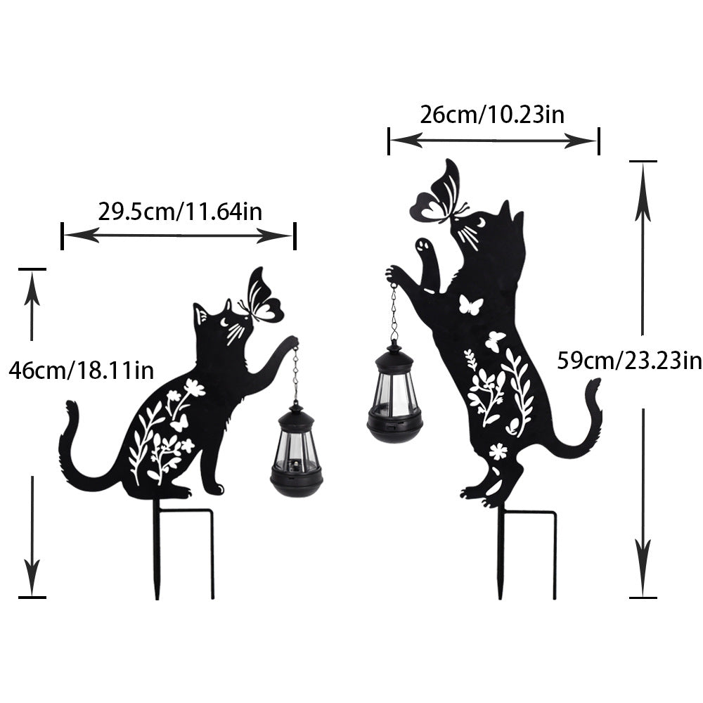 Decorative Hanging Watering Can Garden Stake Ornament With Simulated Cascading Spout Stornfield