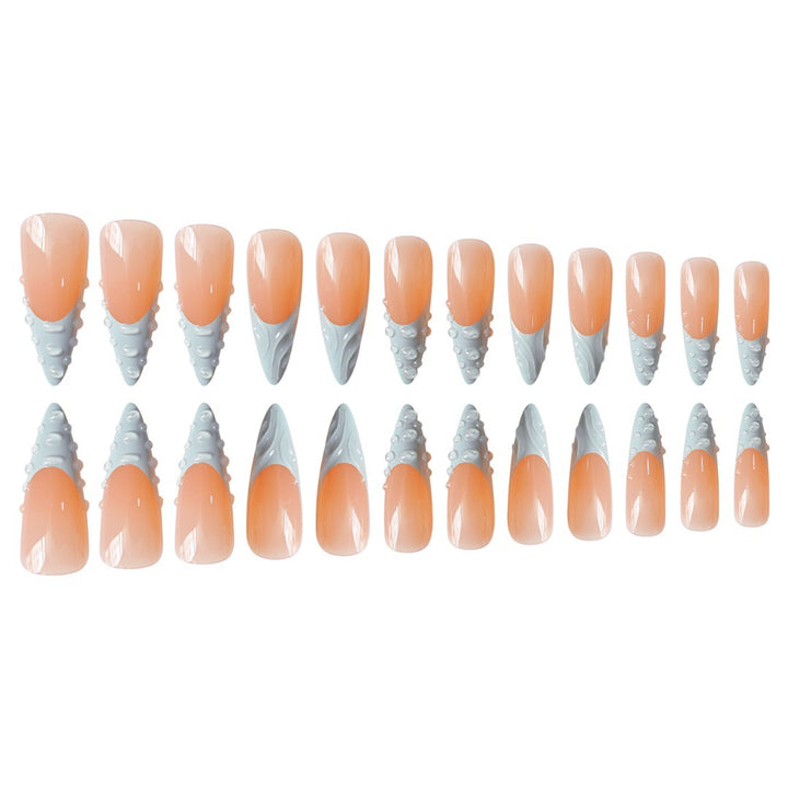 Artistic Textured Press-On Nail Art Stornfield