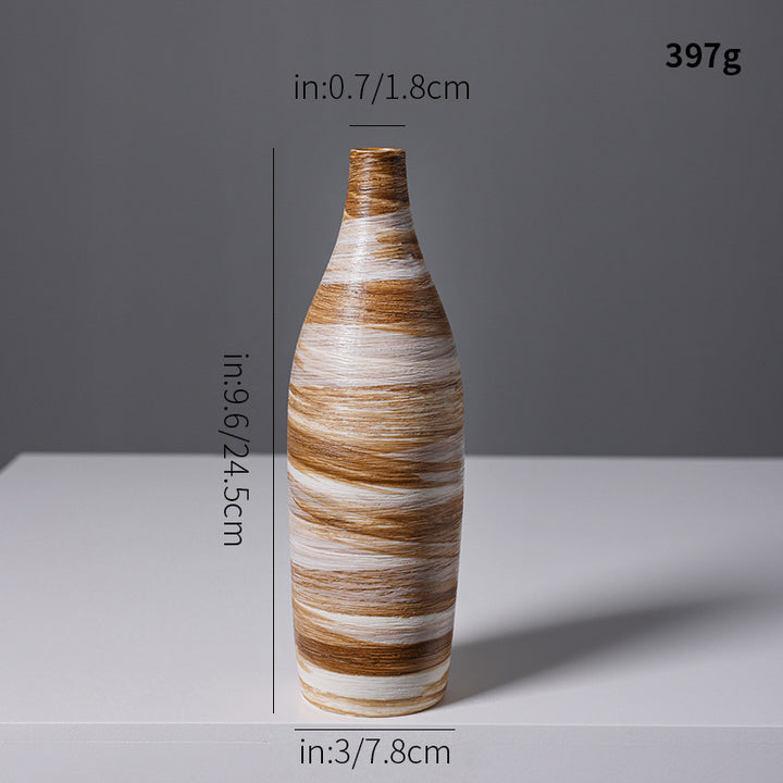 Artistic Spiral Design Ceramic Vase Stornfeild