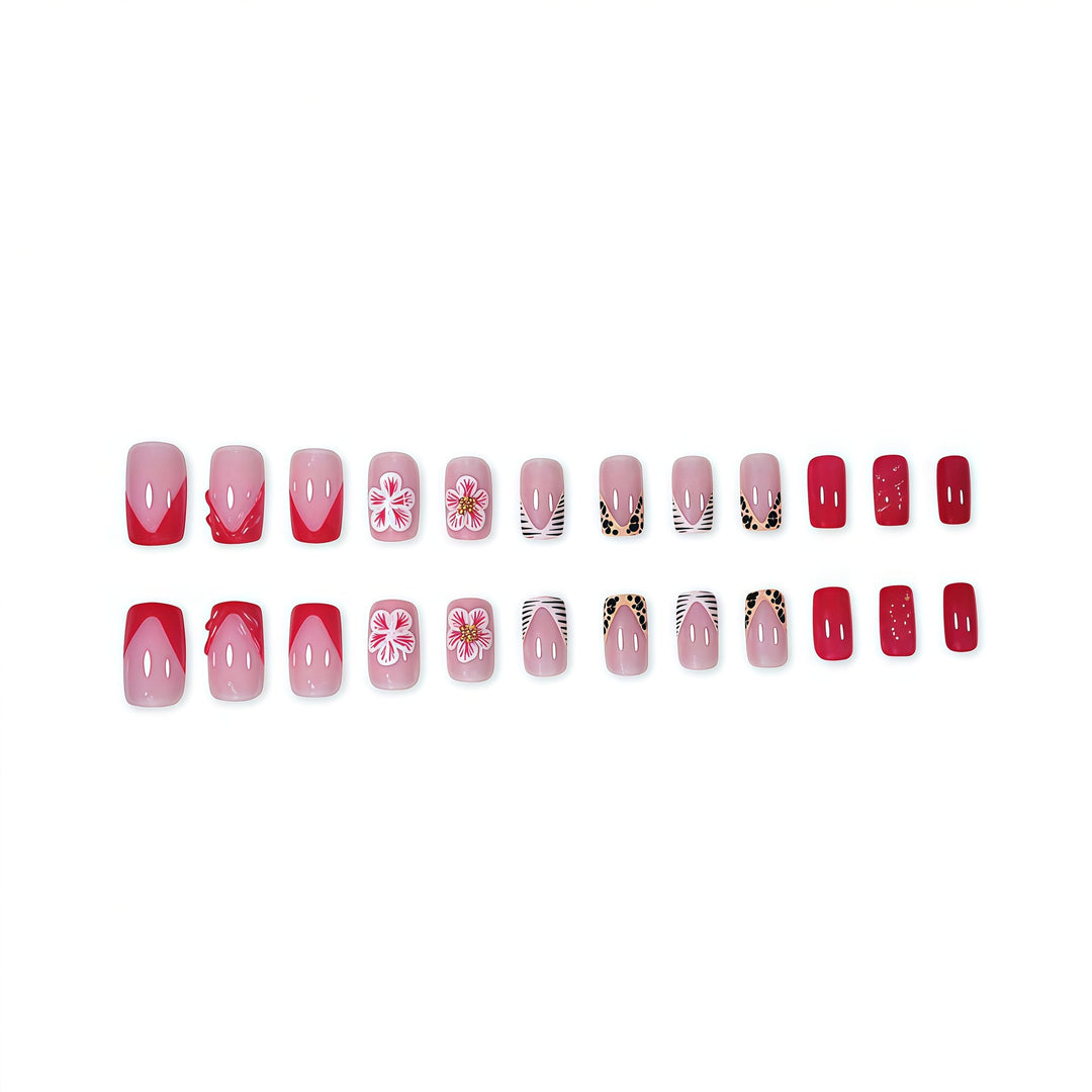 Decorative Artistic Press-On Nail Set Stornfield