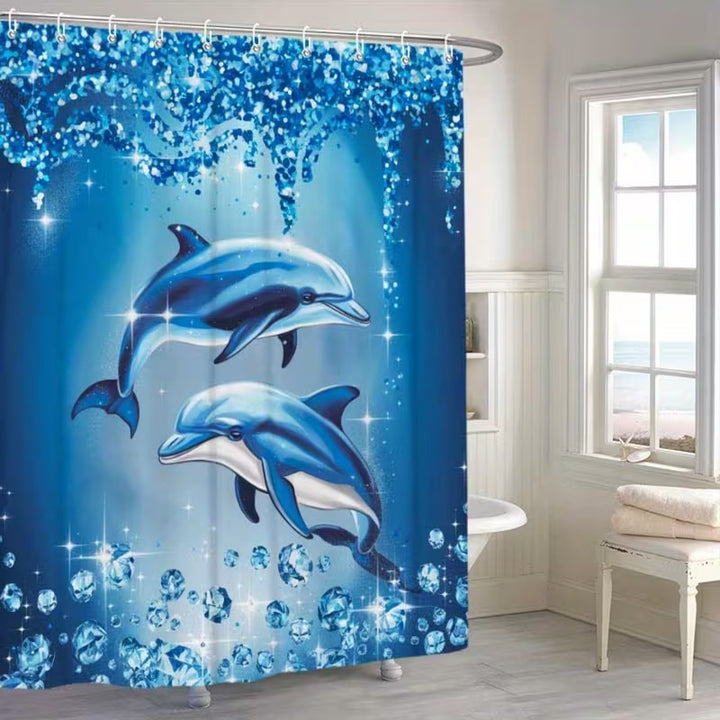 Coastal Scene Shower Curtain Stornfield
