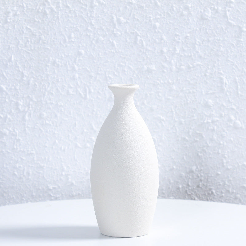 Minimalist Textured Ceramic Flower Vase Stornfeild