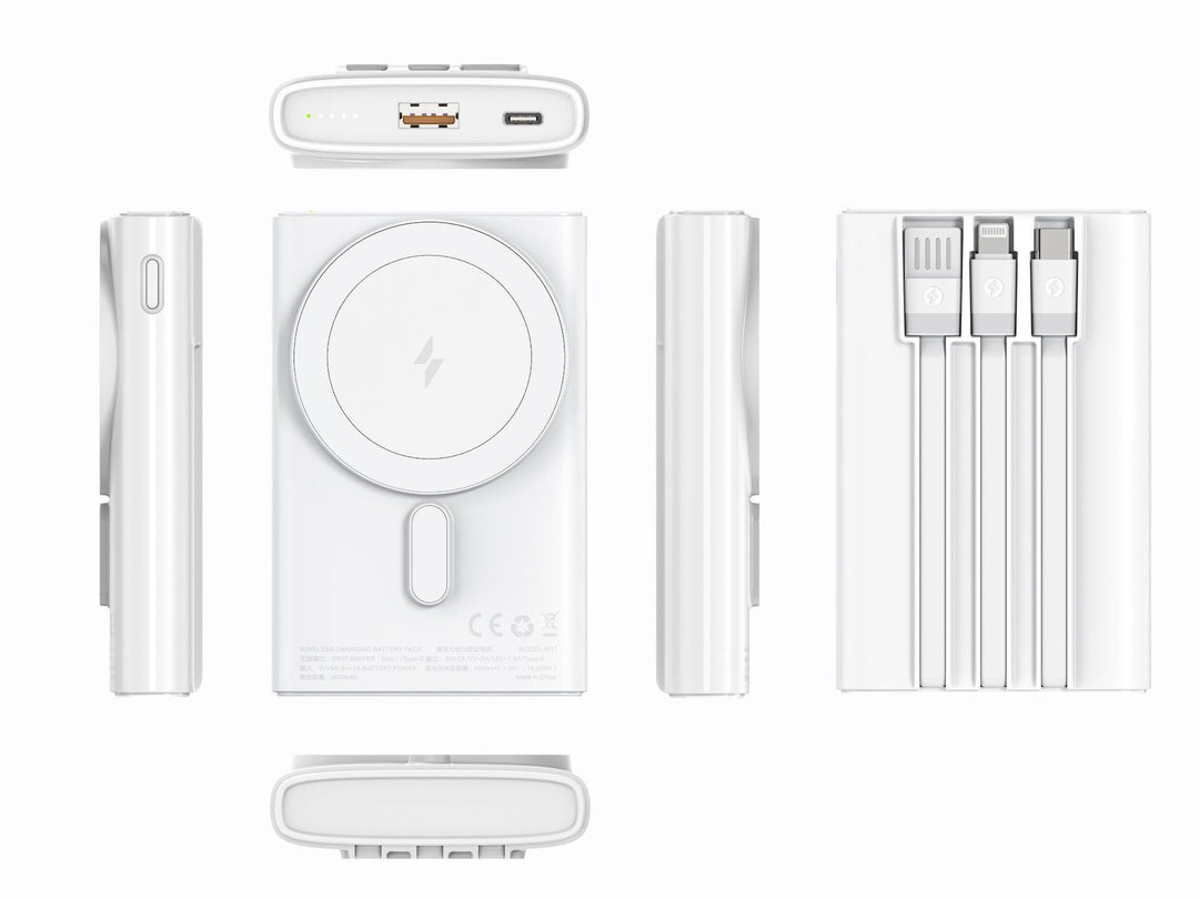 Portable high-performance power bank with integrated cable management Stornfield