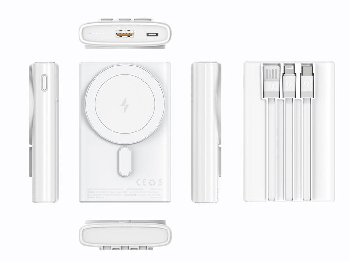 Portable high-performance power bank with integrated cable management Stornfield