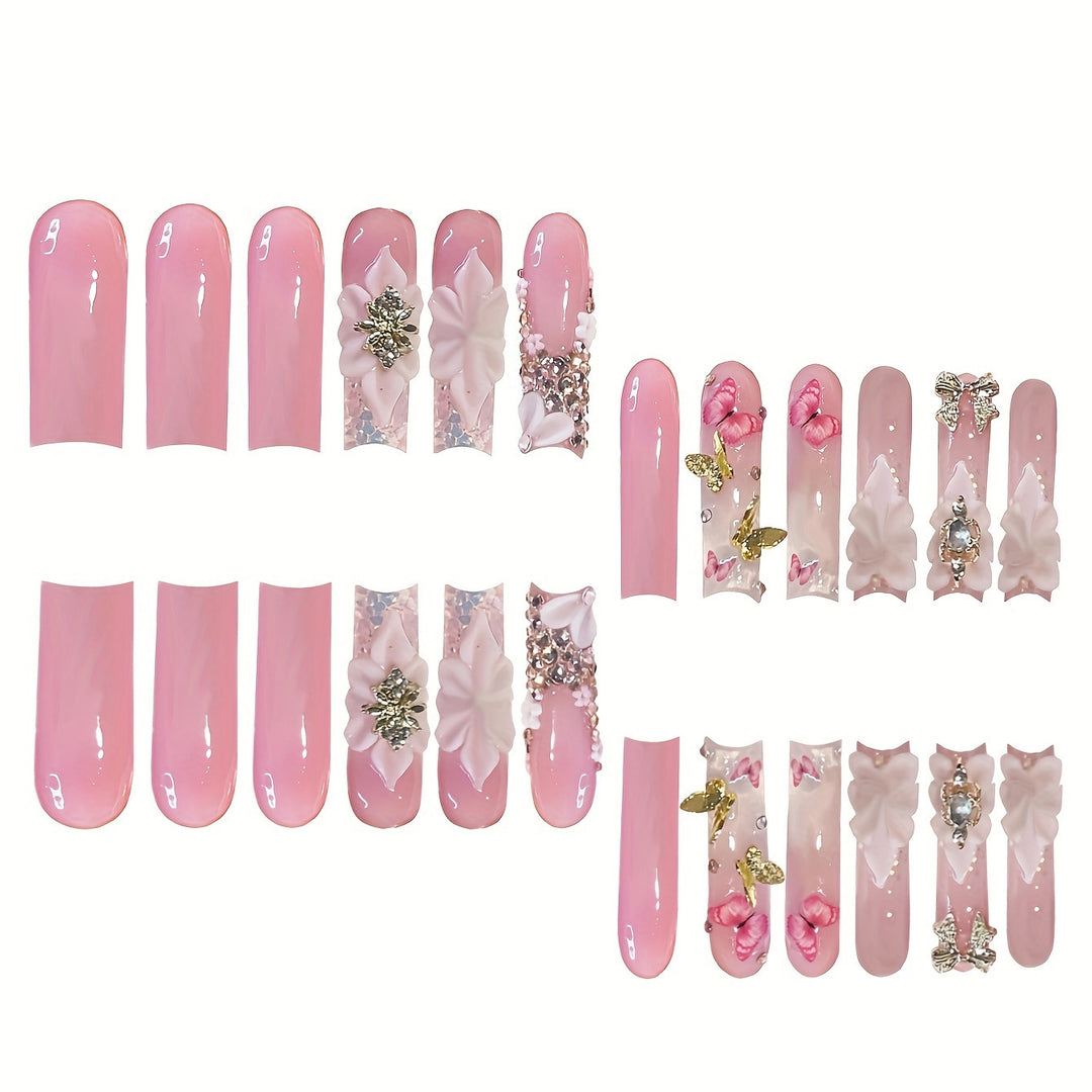 Artistic 3D Butterfly Nail Extensions Stornfield