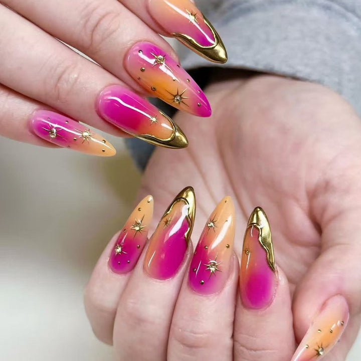 Elegant Ombre Press-On Nail Design Stornfield