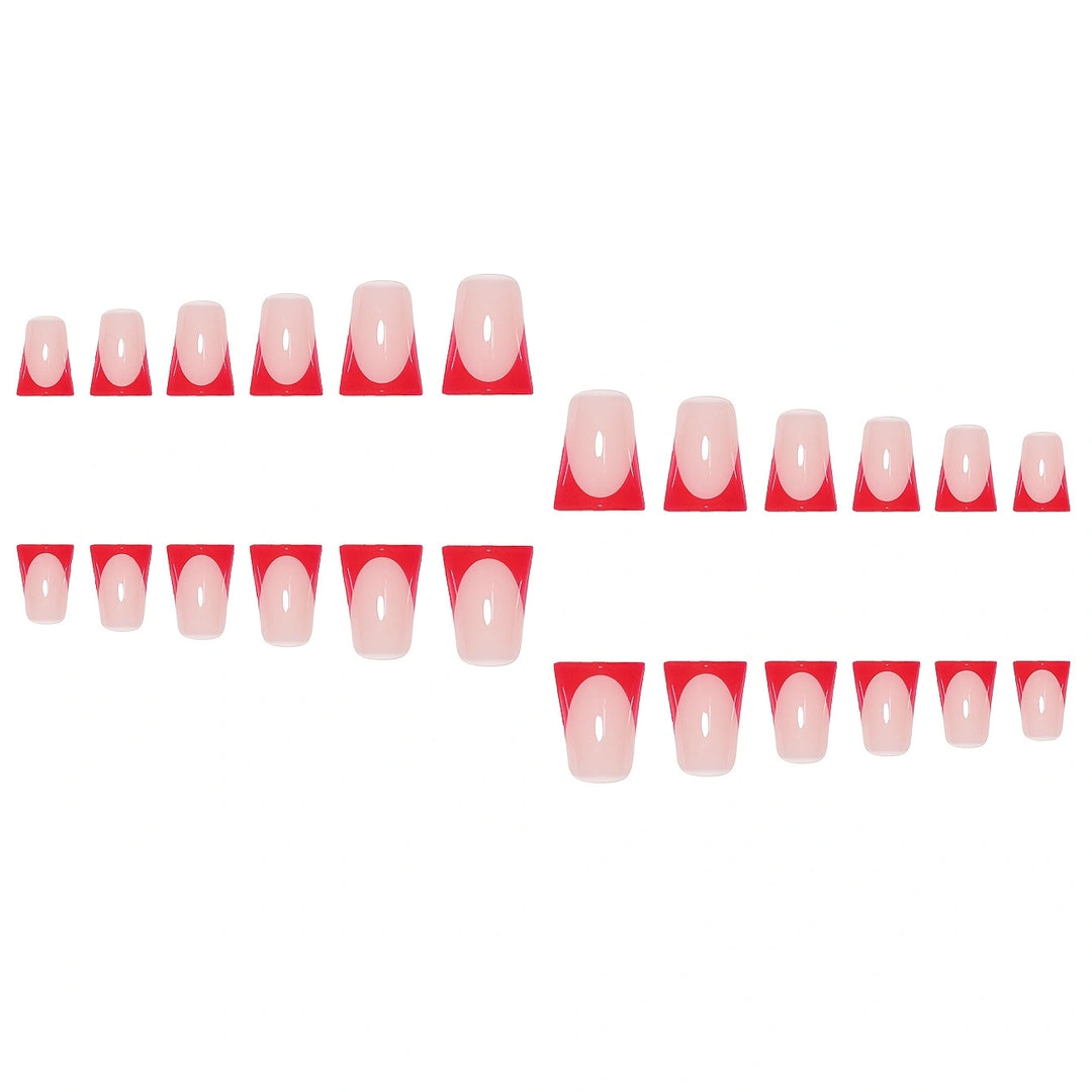 Glossy Square Tip Press-On Nails Stornfield