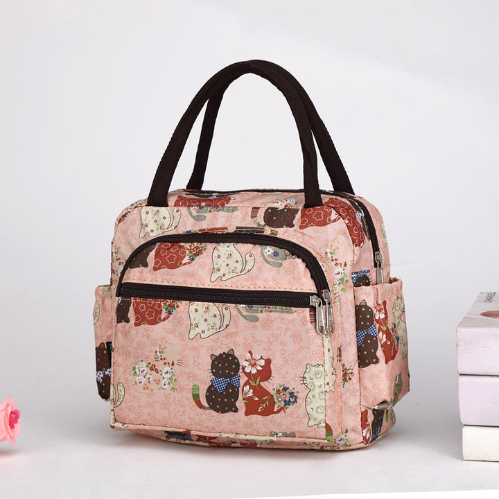 Cat Pattern Insulated Lunch Tote Stornfield
